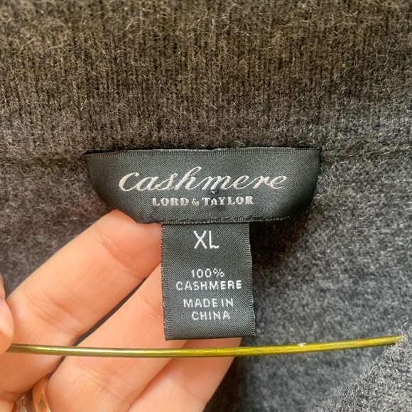 Lord & Taylor 100% Cashmere sweater size XL - Picture 4 of 8